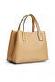 Women's Th Monogram Logo Beige Shoulder Bag with Removable Mini Strap and Wallet - 5