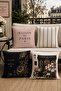 Paristen Manzalar Patterned 4-Piece Throw Pillow Cover Set