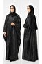 Black Farasha model double Abaya - 2