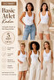 Women's Cotton & Modal V-Neck 5-Piece Camisole Undershirt - with Gathering Chest Pads