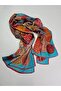Ethnic Mandala Pattern Colorful Voile Silk Shawl Accessory Shoulder Shawl Foulard - 2