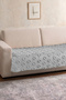 Seat Cover Covering the Seating Area |   Self-Embossed Geometric Patterned |   Multi-Purpose Cover, Bedspread |   115X225 - 3