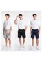 Men's 3-Pack Combed Cotton Fabric Shorts with Side Pockets Bermuda