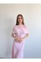 Women's Off-Shoulder Boat Neck Asymmetrical Cut Stylish Midi Length Day and Night Dress - 2