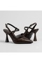 (Wiesse) Closed Toe Women's Heeled Shoes Brown - 3
