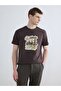 Crew Neck Printed Men's Combed Cotton T-Shirt