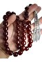 Original Crimped Amber 13*14 mm Burnt Tumbled Coarse Prayer Beads Suitable for Daily Use