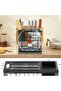 Universal Knife Block Holder, Kitchen Knife Holder Storage Organizer, Kitchen Utensils Holder, Cutting Board Rack, Pot Pan Lid Holder with Non-Slip Pad for Counter, Cabinet - 5