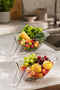 Flowbowl Fruit and Vegetable Washing Strainer, Transparent Salad and Pasta Bowl with Removable Filter - 6