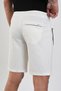 Ecru Men's Regular Fit Two-Thread Zipper Pocket Cotton Shorts - 5