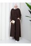 Cotton Viscose Fabric Long Cardigan Triple Set – Comfortable Fit Hijab Set – 4 Color Options - 4