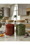 Air-Tight Natural Bamboo Lid Glass Jar - Double Multi-Purpose Jar Set - 920 ml - 4