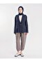 Cuffed Button Detailed Belted Linen Trousers - 2