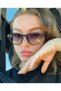 Patika Smoked Gray Gradient Two Color Glass Sunglasses Unisex Women Men - 3