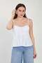 Women's Rope Strap Shirt - White - 4