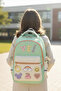 مجموعة حقائب مدرسية للبنات مكونة من 3 قطع مع حقيبة غداء وحامل أقلام وحقيبة ظهر للمدرسة الابتدائية والإعدادية متعددة الأقسام - 7