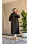 6523 - Comfortable and Stylish Buttoned Pocketed Soft Modal Fabric Long Shirt Collar Women's Cap - 4