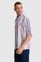 Men's Navy Blue Long Sleeve Striped Shirt 50322242-Vr033 - 3