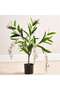 Artificial Bridal Veil Jasmine Plant In Pot H60cm - White - 4