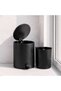 Russell Stainless Steel Soft Close And Finger Print Proof Pedal Bin 20.3x26.2x29.3cm 5l - Black - 2