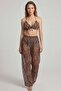 Women's Leopard Tulle Trousers Pareo