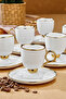 Zenora 6-Person 90 ml Porcelain Coffee Cup Set Ckr4526 - 3