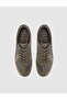 Genuine Calf Leather Khaki Men's Casual Sneaker Shoes - 6