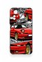 Redmi Note 12S Compatible Red Supra Patterned Silicone Case - 4