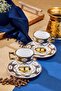 Zerina 2-Person 90 ml Porcelain Coffee Cup Set Ckr4529 - 4