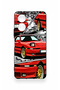 Vivo Y36 Compatible Red Supra Patterned Silicone Case - 3