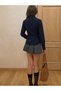 Women's Body-Fitting Shirt Slim Fit Classic Collar Long Sleeve Stylish Shirt - 4
