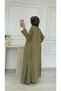 Molly Nelly Women's Slit Tunic Muslin Pants Set - 5