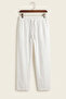 Men's Comfortable Linen Trousers 1528 - White - 3