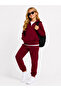 Girl's 3-Thread Hooded Zippered Tracksuit Set G2027-5 - 2