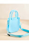 Blue Silicone Tote Bag with PVC Charms - 3