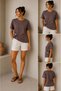 Brooch Detailed T-Shirt - 2