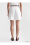 Two Mt Shop Quality Regular Fit Women's Pleated Shorts with Waist Belt - 5