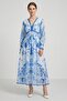 Women Floral Pattern Maxi Dress, Multicolor