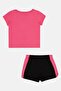Toddlers Girl 2 Pieces Graphic Print Top And Shorts Set, Multicolor - 3