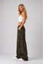 Women's Camouflage Patterned Baggy Jean Pants – High Waist Wide Leg Comfortable Fit Denim Trousers - 4