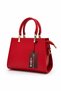 Livia Women's Gold Detailed Red Crossbody Shoulder Bag - 2