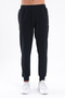 Modal Blend Soft Textured Men's Jogger Sweatpants with Contrast Piping Detail - 3