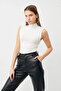 Women's Black and White 2-Piece Tank Top - 3