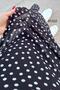 Gathered Side Polka Dot Tulle Dress 6Y310 - 5
