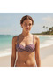 Women's Beachwear Brown Strappy Underwire Unpadded Unfilled Bikini Top Bb2580 - 3