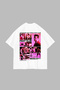 White Fight Club Oversize Printed Unisex T-Shirt - 5