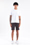 Modal Interlock Embroidery Logo Men's Sports Shorts with Pockets