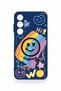 Samsung A55 Compatible Happing Smile Patterned Silicone Case - 2