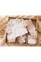 Unez Muslin Floral Patterned 10-Piece Baby Girl Hospital Discharge Set - 4