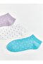Polka Dot Girls' Booties Socks 3-Pack (S6) - 2